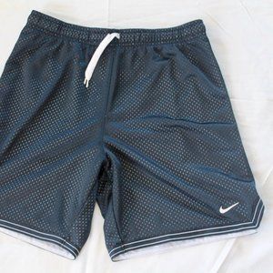 Blue Nike mesh athletic shorts